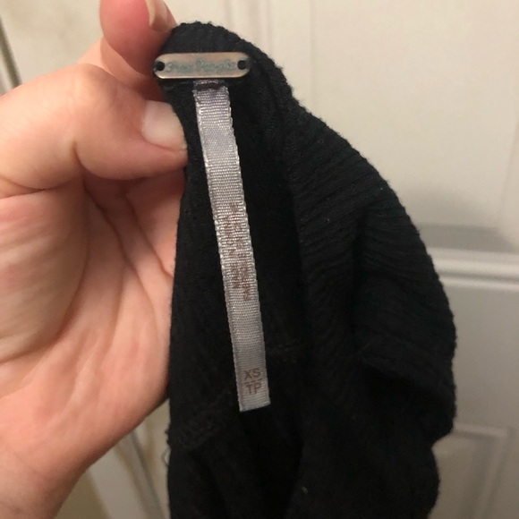 Free People Black Tank Top size xs - Picture 3 of 3